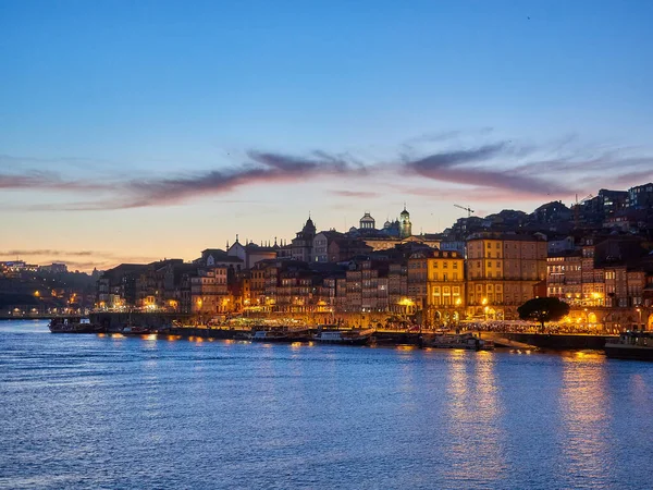 Porto Portugal Agosto 2020 Porto Portugal Skyline Cidade Velha Rio — Fotografia de Stock