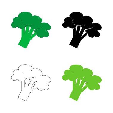 Moda tarzında birinci kalite izole brokoli ögesi.