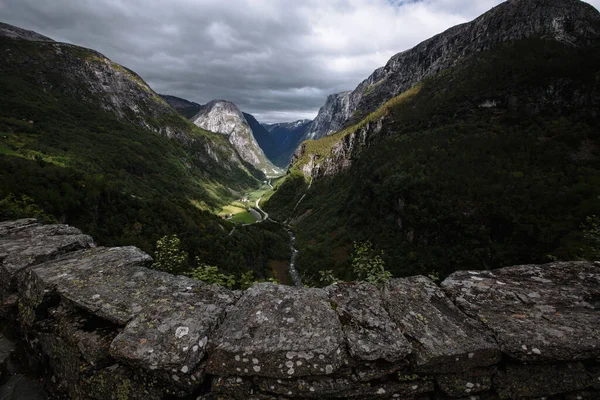 Paisaje Montañoso Del Norte Río Montañas — Foto de Stock