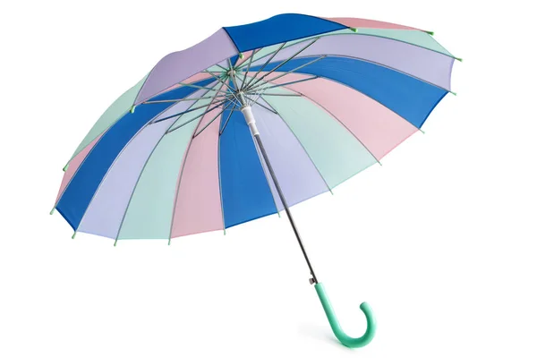 Pastel colored umbrella. — Stock Photo, Image