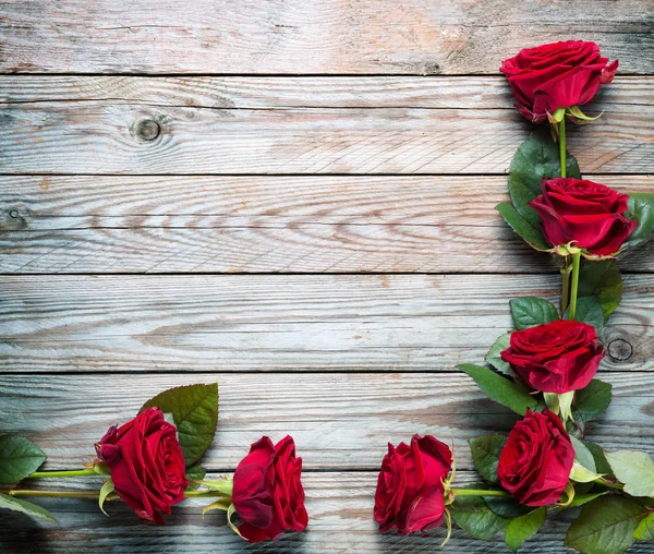 Frame of roses. — Stock Photo, Image