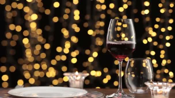 Nalewanie Wina Święta — Wideo stockowe