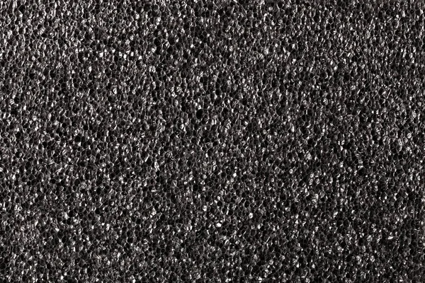 Texture de l'éponge noire — Photo