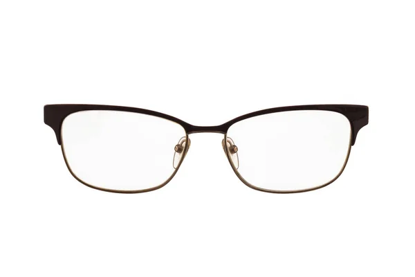 Lunettes Modernes Isolées Sur Fond Blanc Accessoire Femme — Photo