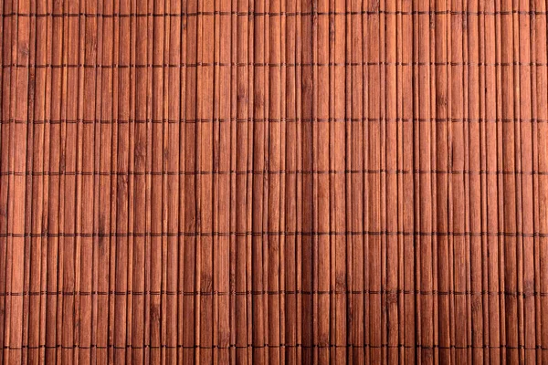 Texturierter Bambus Holzhintergrund Auf Einem Tisch Warmem Licht Draufsicht — Stockfoto