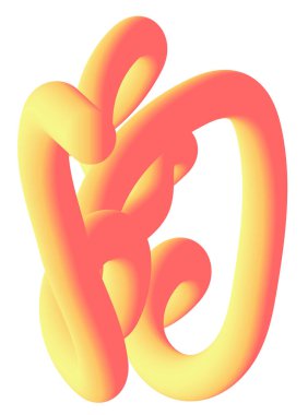 Akıcı dalgalı turuncu şekilli arkaplan