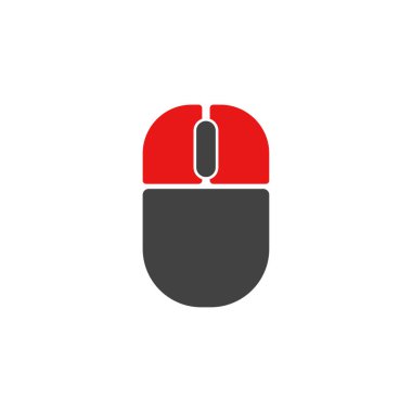 İki fare tuşuna da bas. Etkin düğme çift tıklama gösterimi izole edilmiş illüstrasyon