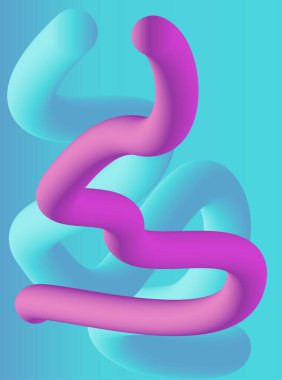 Poster, afiş, el ilanı veya promosyon için modern sıvı dalgalı soyut şekil gradyan bileşimi