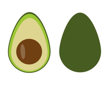 Avokado meyvesinin tamamını düz bir şekilde kes.