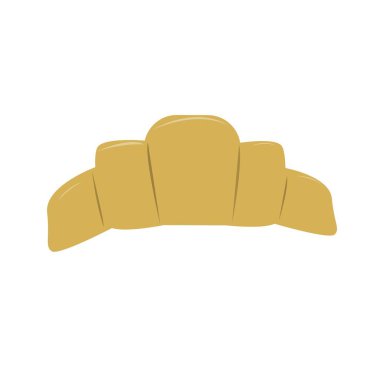 Kruvasan simgesi vektör illüstrasyonuName