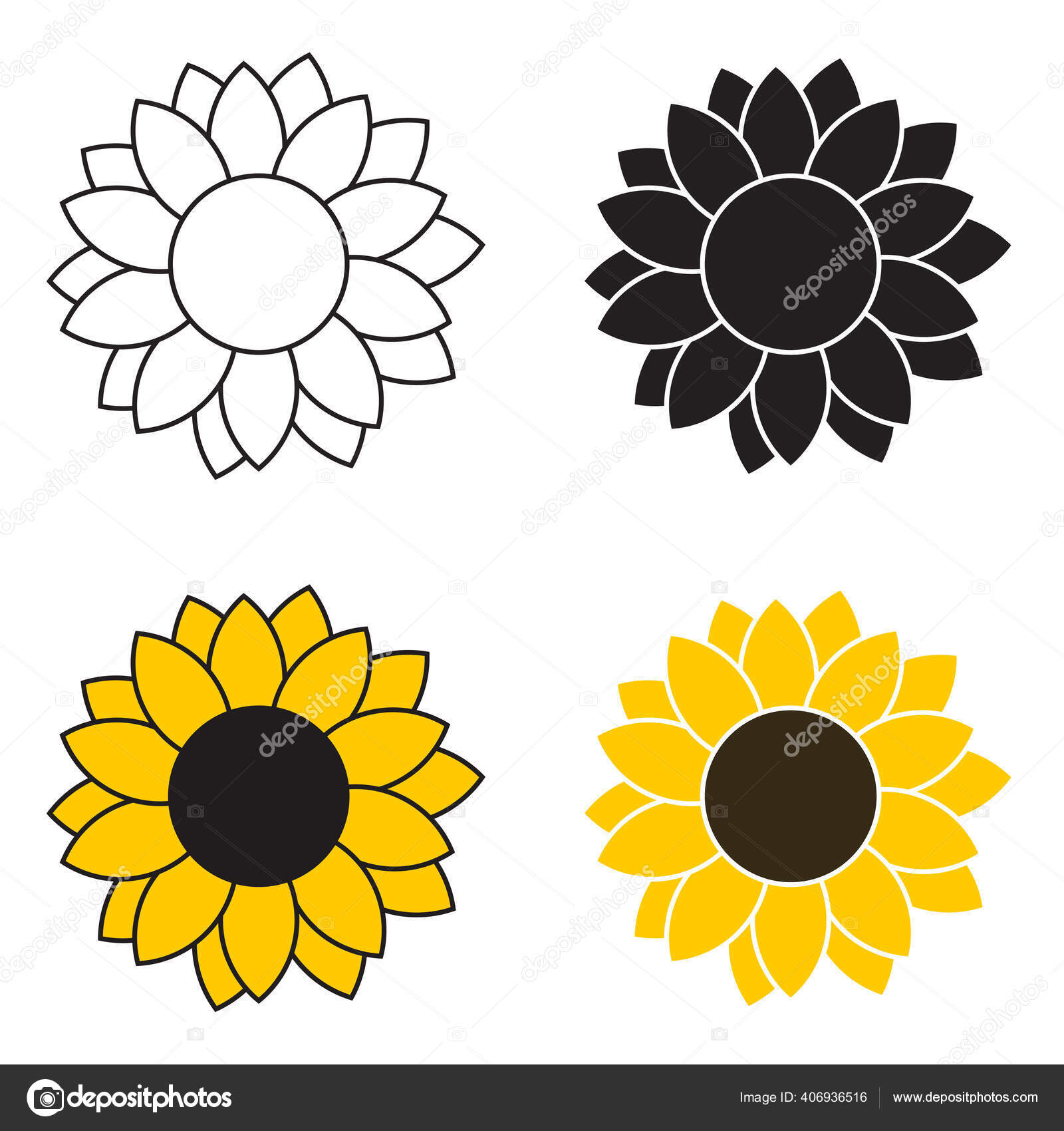 Sunflower Cartoon Icons Set Different Styles Cutting Collection Cartoon Vector Stock Vector Image by ©Flametric #406936516 Sunflower Cartoon Icons Set Different Styles Cutting Collection Cartoon Vector Stock Vector Image by ©Flametric #406936516