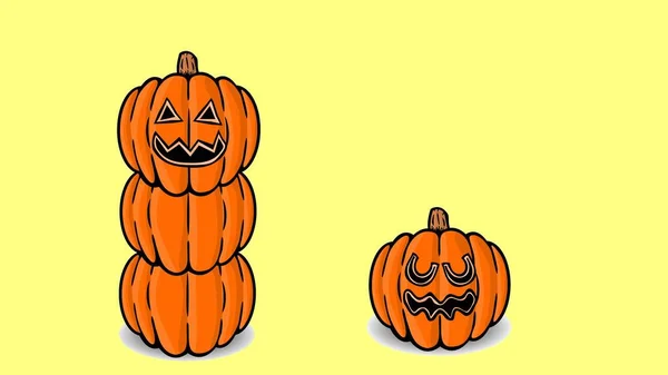 Cadılar Bayramı Nın Boyutlu Bir Resmi Jack Lantern Arasında Bir — Stok fotoğraf