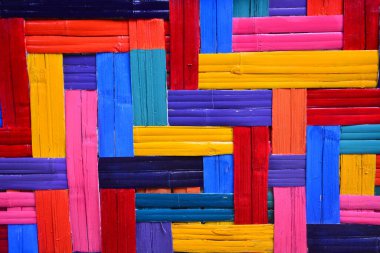 Arkaplan için renkli bambu deseni