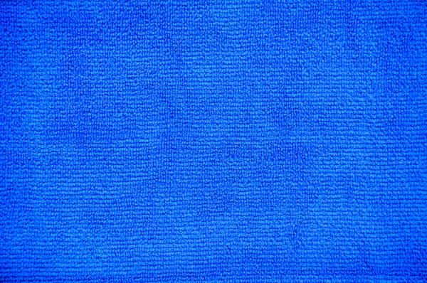 Nahaufnahme Von Mehrzweck Blauen Mikrofasergewebe Textur Für Hintergrund — Stockfoto