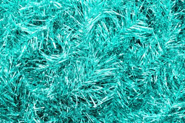 Doku arkaplanı için mavi Noel süsleri 