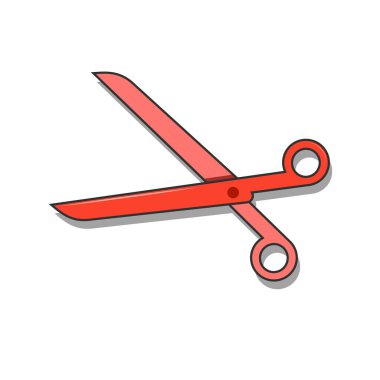 Makas vektör logo illüstrasyonuName