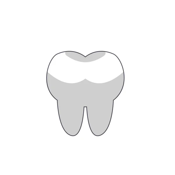 Icono Silueta Médica Icono Silueta Dientes Icono Del Dentista Icono — Archivo Imágenes Vectoriales