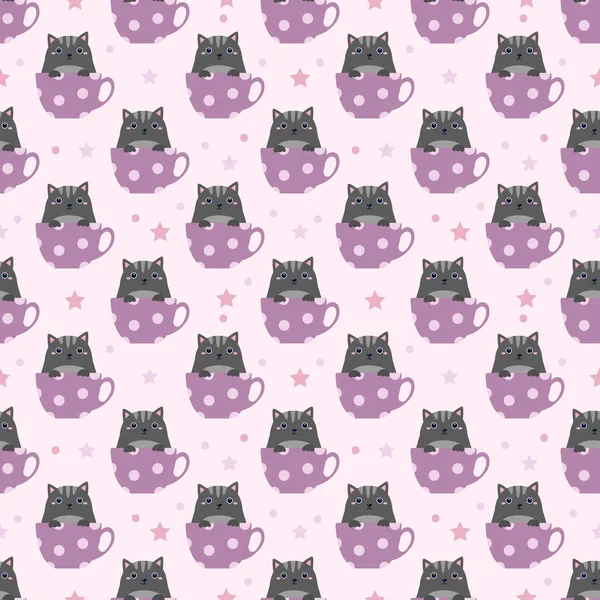 Animals repeat pattern. Nursery art background. Children's fabric pattern design.