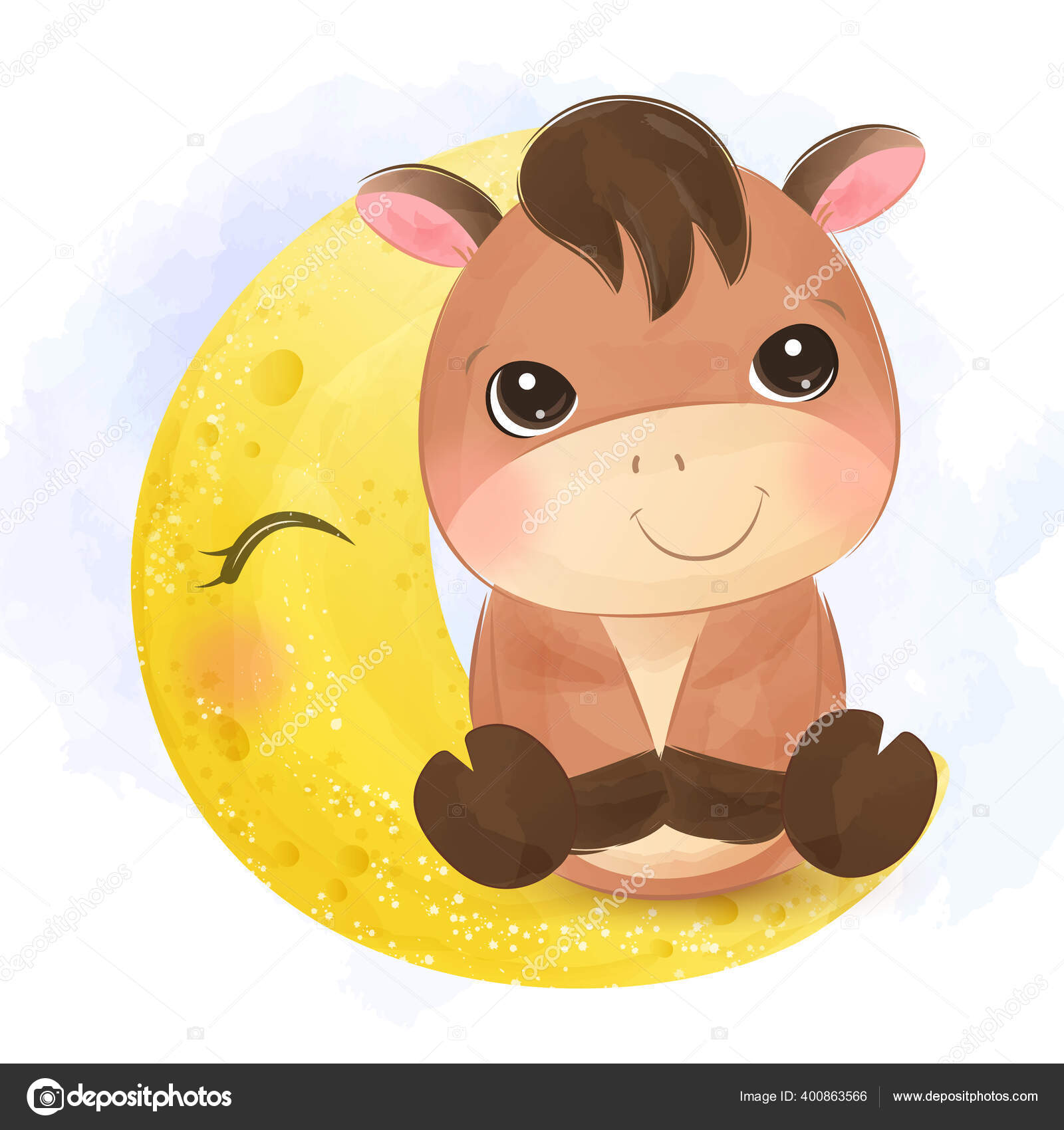 Søde Dyr Illustration Dyr Clip Art Baby Brusebad Dekoration Akvarel  Stockvektor af ©Drawstudio1988 400863566, image size:1600x1700