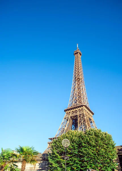 Torre Eiffel Parigi Vista Dal Basso — Foto Stock