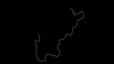 Uri kanton haritası ana hatları canlandırması