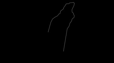 Helmand Afghanistan eyalet haritası animasyon çizimi