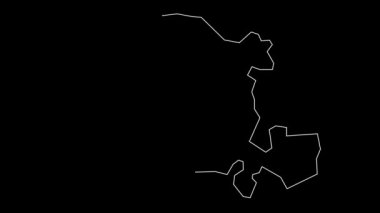 Minsk City Belarus bölgesi haritası animasyonu özetliyor