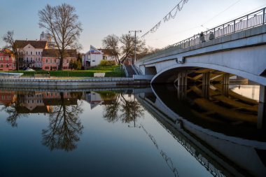 Beyaz Rusya, 04-15-2018: eski City of Trinity Minsk (