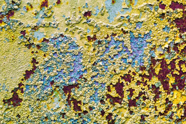 Stará Malovaná Zeď Abstraktní Pozadí Tapety Textury Popraskané Poškrábal Pozadí — Stock fotografie