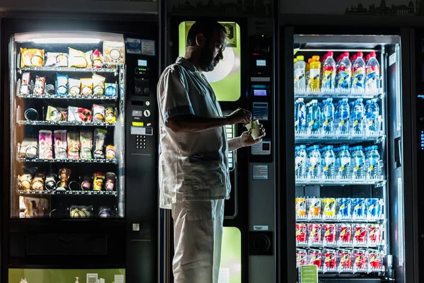 Koffiepauze Nachtdienst Het Ziekenhuis — Stockfoto