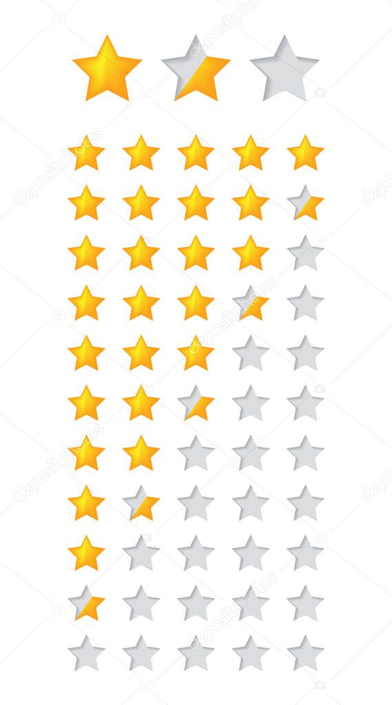 Feedback vector concept. Rank, level of satisfaction rating. User experience. Customer feedback. Review of consumer. feedback in form of yellow stars