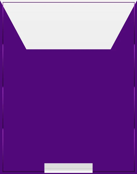 Modelo Moldura Vazia Violeta Moderna Design Para Mídia Social Bandeira — Fotografia de Stock