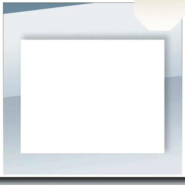 Blank White Box Gradient Background Frame Template Social Media Banner — 스톡 사진