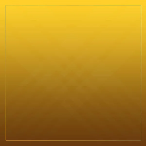 Empty Golden Yellow Frame Background With Square Pattern Design Template-For Social Media, Banner, Poster, Flyer & Card.