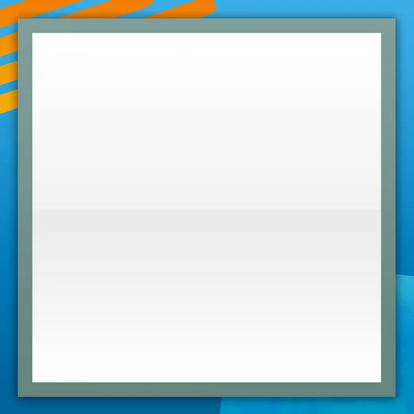 Modern Empty Grey Frame Box Blue Gradient Background Social Media — 스톡 사진