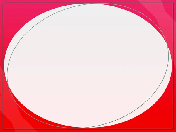 Modern Flat Empty Circle Black Frame Pink Red Gradient Background — 스톡 사진