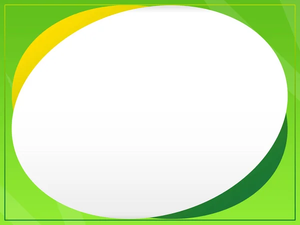 Moderne Flad Tom Cirkel Grøn Gradient Baggrund Til Sociale Medier - Stock-foto