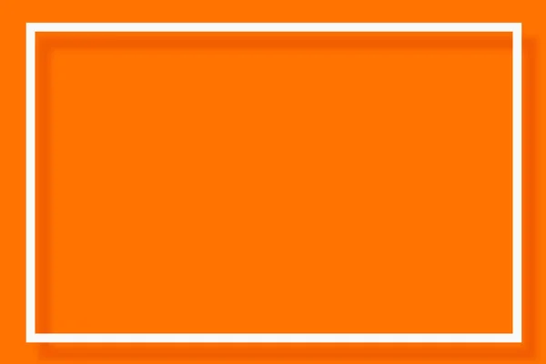 Modern Empty White Frame Cool Orange Gradien Background Social Media — Stok Foto