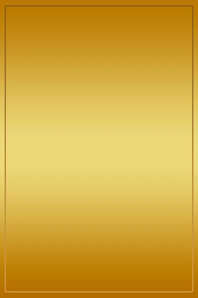 ソーシャルメディア ピクチャーフレーム ポスター バナー 招待状 グリーティングカードのためのゴールデングラデーション背景の垂直ブランクフレーム — ストック写真
