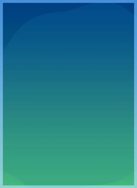 現代の青と緑のグラデーションの背景に垂直空のフレーム ソーシャルメディア ピクチャーフレーム ポスター バナー 招待状 グリーティングカード — ストック写真