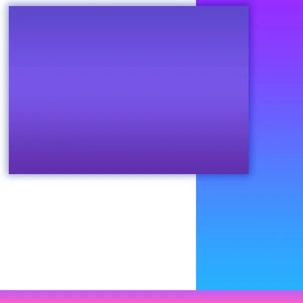 Multifunctioneel Modern Leeg Violet Blauw Sjabloon Voor Banner Poster Kaart — Stockfoto