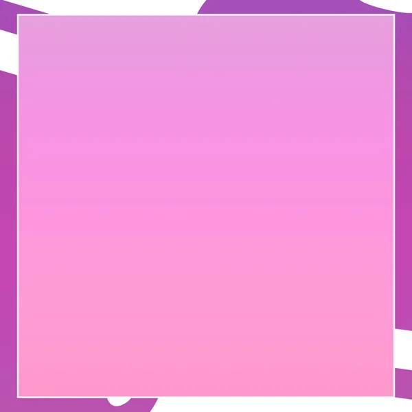 現代的な形状に白いフレームと紫の空の広場背景テンプレート バナー ポスター カード ソーシャルメディアのための — ストック写真