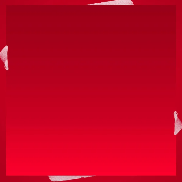 モダンな空の赤の背景フレームデザインテンプレート バナー ポスター カード ソーシャルメディア用 — ストック写真