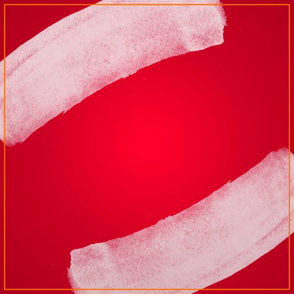 ホワイトストロークテンプレート付き美しいモダンな空の赤の背景フレームデザイン バナー ポスター カード ソーシャルメディアのための — ストック写真