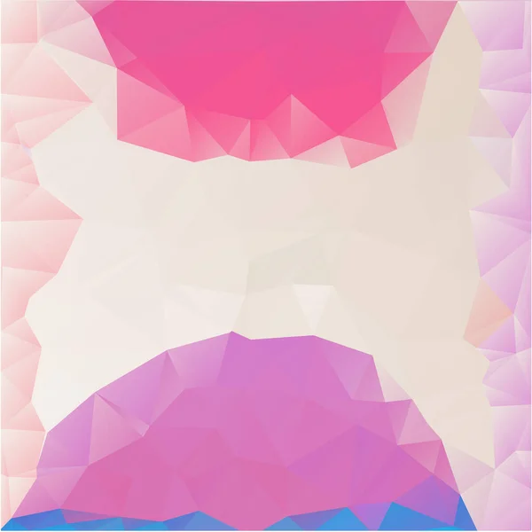 Hermosa Rosa Púrpura Abstracto Bajo Polivinílico Gradiente Geométrico Fondo Poligonal — Vector de stock
