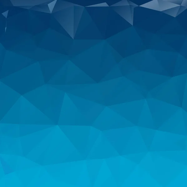 青の抽象低保利幾何学グラデーション多角形背景ベクトルイラスト — ストックベクタ