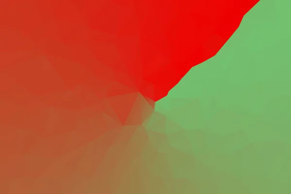 Soft Red Green Absztrakt Low Poly Geometrikus Gradiens Poligonális Háttér — Stock Vector