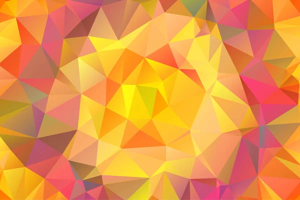 Mehrfarbig Abstrakt Geometrischer Verlauf Polygonaler Hintergrund Vektor Illustration — Stockvektor