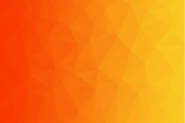 Gradiente Geométrico Abstracto Naranja Amarillo Fondo Poligonal Vector Ilustración — Vector de stock