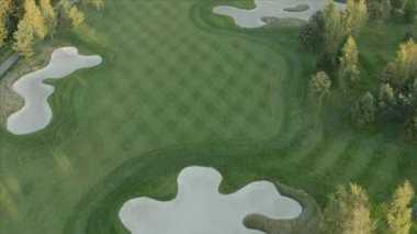 Rusya 'da golf sahaları, Moskova. Hava görünümü
